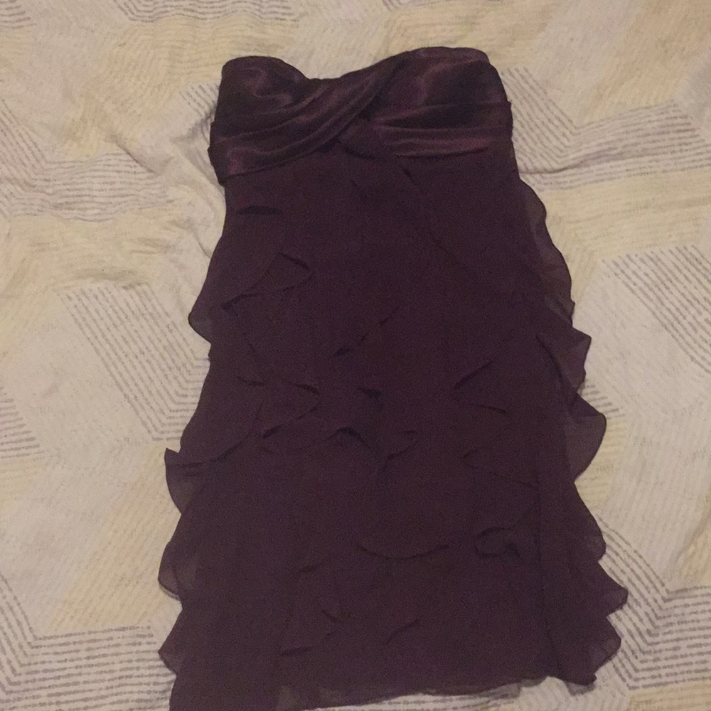 Purple cocktail dress